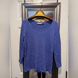 Croft and Barrow purple sweater